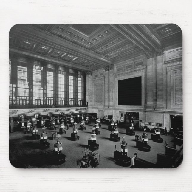 Interior New York Stock Exchange Lower Manhattan Mouse Pad (Front)