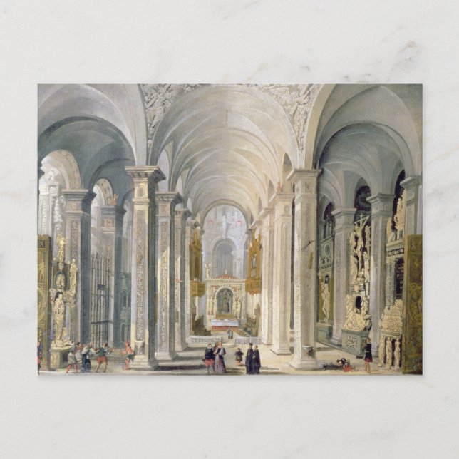 Interior of a Church 2 Postcard (Front)