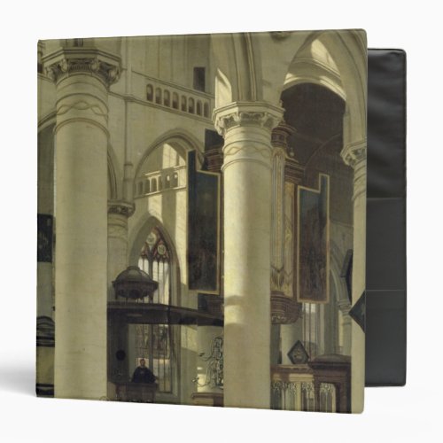 Interior of a church 3 ring binder