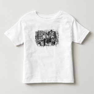 Interior of a French railway postal wagon Toddler T-shirt