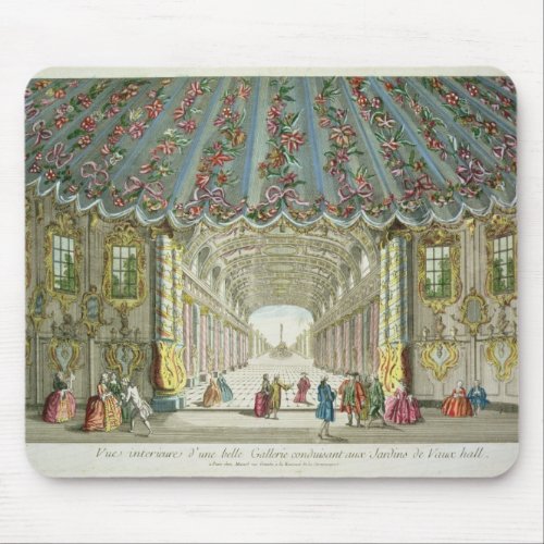 Interior of a Gallery Leading to Vauxhall Gardens Mouse Pad