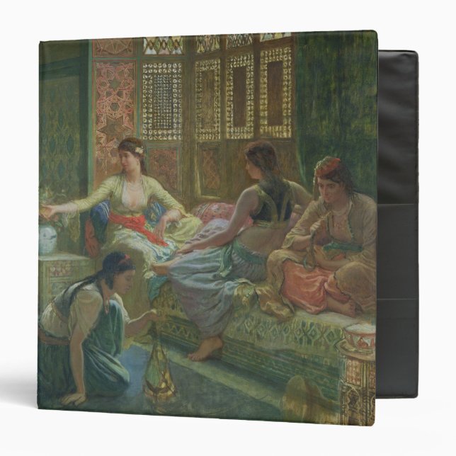 Interior of a Harem, c.1865 3 Ring Binder (Front/Inside)