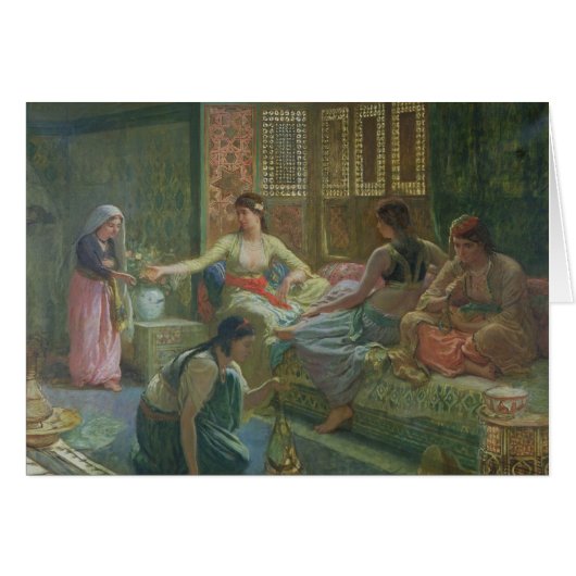 Interior of a Harem, c.1865 Cards (Front Horizontal)