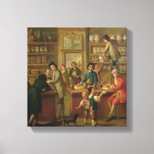 Interior of a Pharmacy Canvas Print