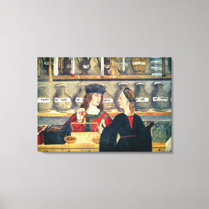 Interior of a Pharmacy Canvas Print