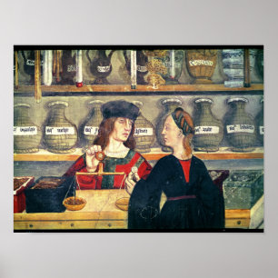 Interior of a Pharmacy Poster