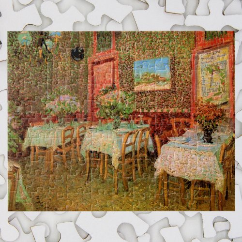 Interior of a Restaurant by Vincent van Gogh Jigsaw Puzzle