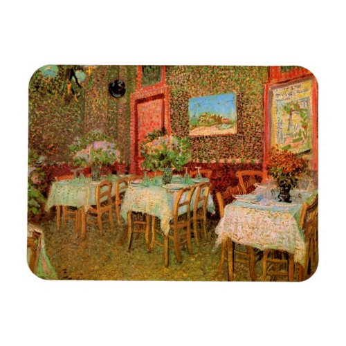 Interior of a Restaurant by Vincent van Gogh Magnet