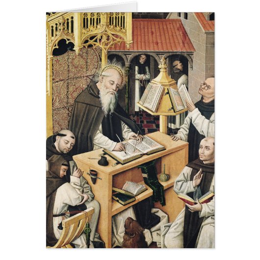 Interior of a Scriptorium, School of Segovia Cards (Front)