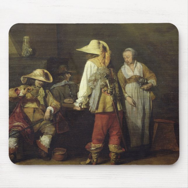 Interior of an Inn, 1636 Mouse Pad (Front)