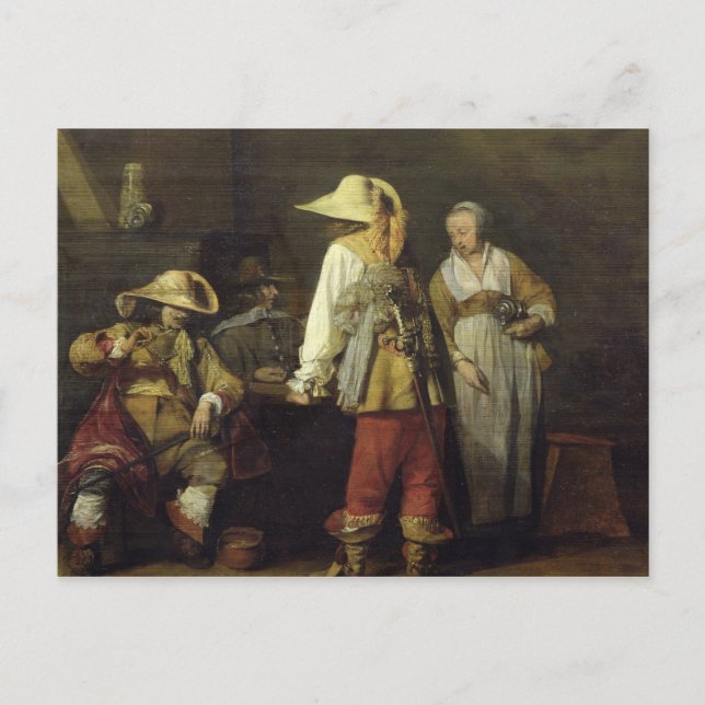 Interior of an Inn, 1636 Postcard (Front)