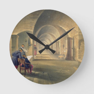 Interior of Fort Nicholas, plate from 'The Seat of Round Clock