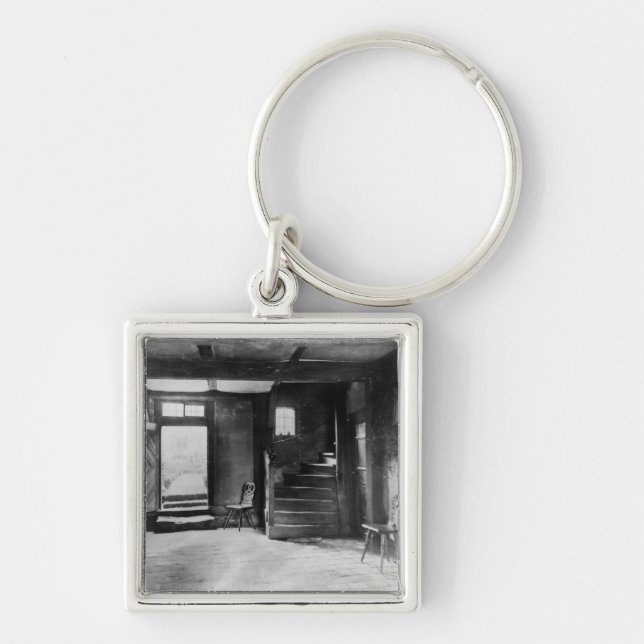 Interior of Johann Sebastian Bach's  house Keychain (Front)