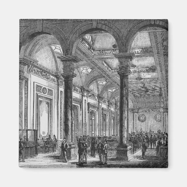 Interior of Lloyd&#x27;s of London Magnet (Front)