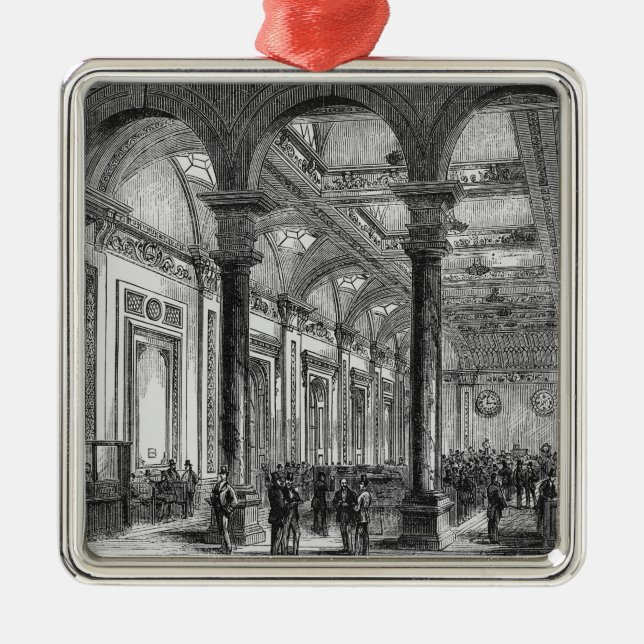 Interior of Lloyd's of London Metal Ornament (Front)