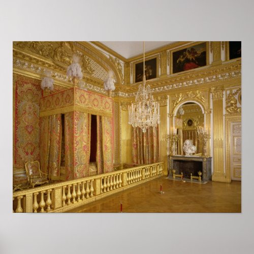 Interior of Louis XIVs bedroom 1701_23 Poster