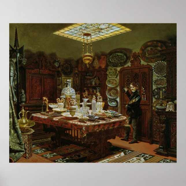 Interior of Monsieur Sauvageot's Collection Poster (Front)