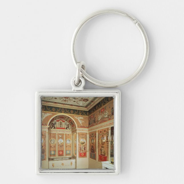 Interior of Napoleon's bathroom, built in 1807 Keychain (Front)