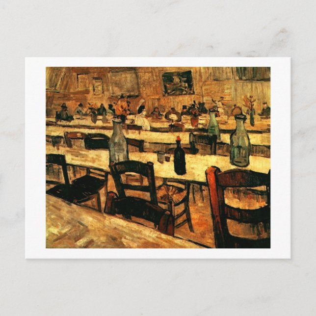 Interior of Restaurant in Arles, Vincent van Gogh Postcard (Front)