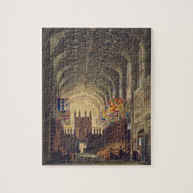 Interior of St. George's Chapel, Windsor Castle, f Jigsaw Puzzle (Vertical)