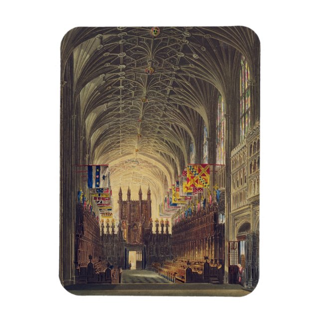 Interior of St. George's Chapel, Windsor Castle, f Magnet (Vertical)