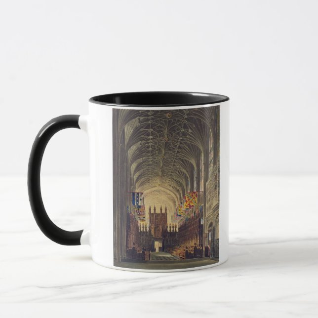 Interior of St. George's Chapel, Windsor Castle, f Mug (Left)