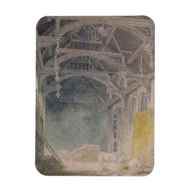 Interior of St. John's Palace, Eltham, c.1793 (w/c Magnet (Vertical)