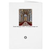 Interior of St. Peter's Basilica Cards (Back)