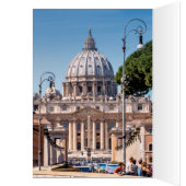 Interior of St. Peter's Basilica Cards (Inside (Left))
