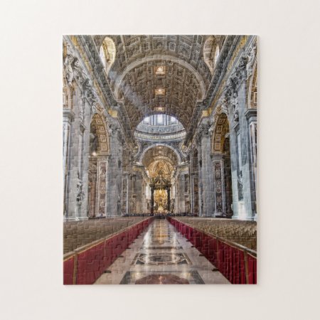 Interior Of St. Peter's Basilica Jigsaw Puzzle