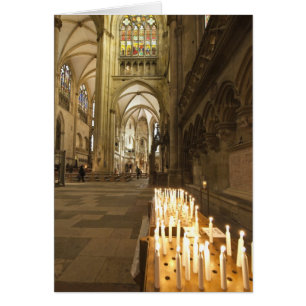 Interior of St. Peter's Cathedral in Regensburg