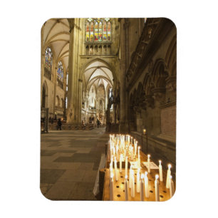 Interior of St. Peter's Cathedral in Regensburg Magnet