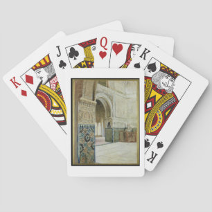 Interior of the Alhambra, Granada (w/c) Poker Cards
