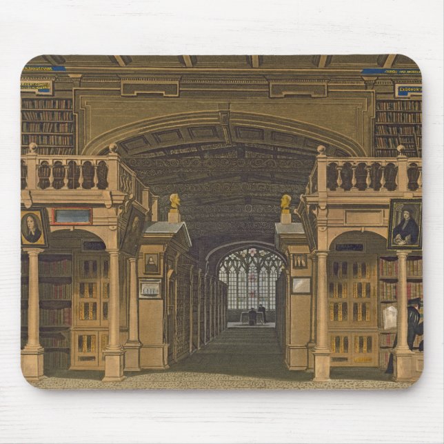 Interior of the Bodleian Library, illustration fro Mouse Pad (Front)