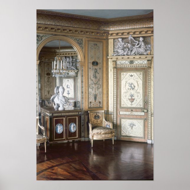 Interior of the boudoir of Marie Antoinette Poster (Front)