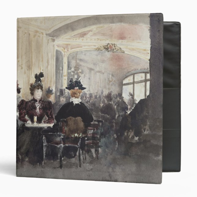 Interior of the Concert Rouge 3 Ring Binder (Front/Inside)