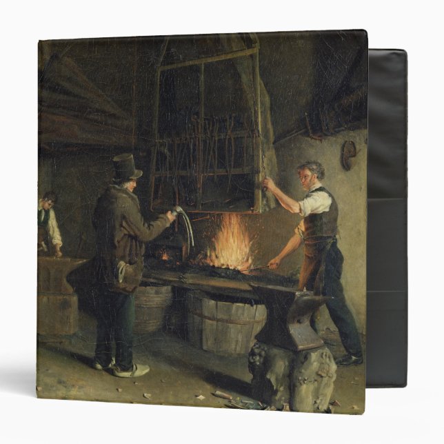 Interior of the Forge, 1837 Binder (Front/Inside)