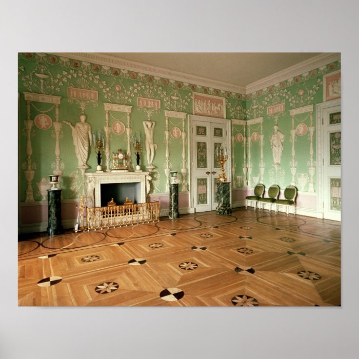 Interior of the Green Dining Room Posters