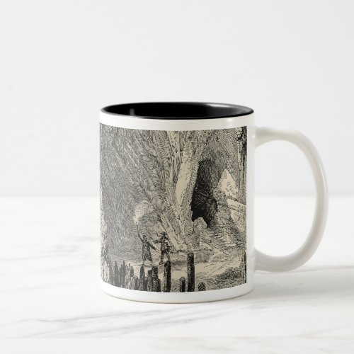 Interior of the Grotto of Antiparos Two_Tone Coffee Mug