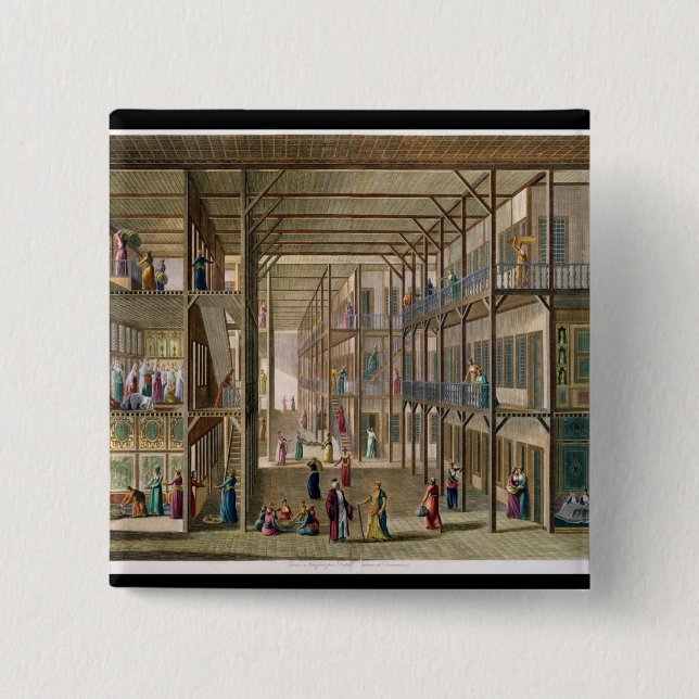 Interior of the Harem of the Great Lord of Constan Button (Front)