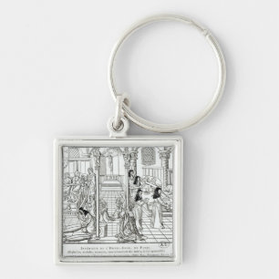 Interior of the Hotel Dieu hospital Keychain
