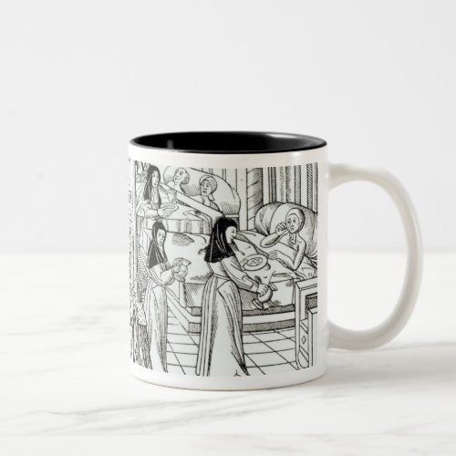 Interior of the Hotel Dieu hospital Two_Tone Coffee Mug