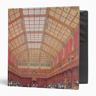 Interior of the House of Commons 3 Ring Binder
