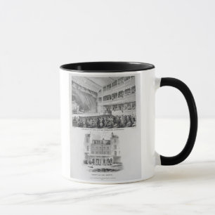 Interior of the Little Theatre, Haymarket in Londo Mug