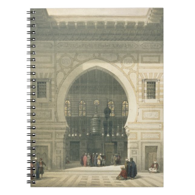Interior of the Mosque of Sultan Hasan, Cairo, fro Notebook (Front)