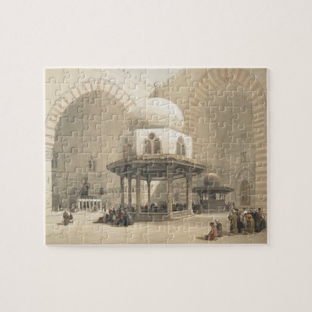 Interior of the Mosque of the Sultan El Ghoree, Ca Jigsaw Puzzle (Horizontal)