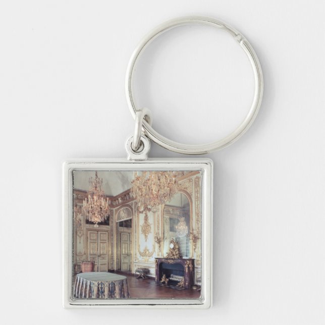 Interior of the Salle du Conseil  1701-55 Keychain (Front)