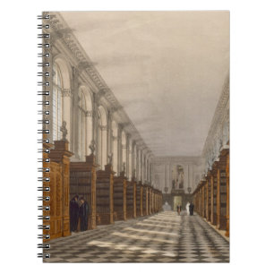 Interior of Trinity College Library, Cambridge, fr Notebook