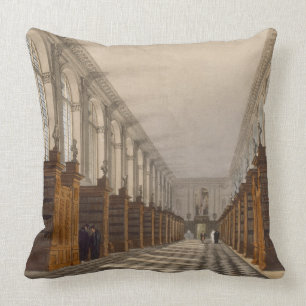 Interior of Trinity College Library, Cambridge, fr Throw Pillow