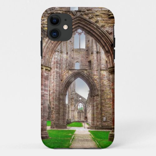 Interior View of Ancient Tintern Abbey Wales UK iPhone 11 Case